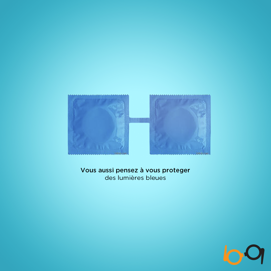 Post réseaux sociaux — protégez-vous des lumières bleues
